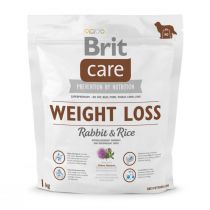 Сухий корм Brit Care Weight Loss Rabbit&Rice, для собак з надмірною вагою, 1 кг