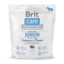 Сухий корм Brit Care GF Junior Large Breed Salmon&Potato, для цуценят гігантських порід, 1 кг