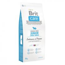 Сухий корм Brit Care GF Junior Large Breed Salmon&Potato, для цуценят гігантських порід, 12 кг