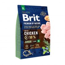 Сухий корм Brit Premium Dog Junior XL, для цуценят великих порід, 3 кг