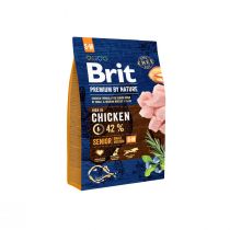 Сухий корм Brit Premium Dog Senior S + M, для літніх собак, 3 кг