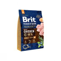 Сухий корм Brit Premium Dog Adult M, для дорослих собак середніх порід, 3 кг