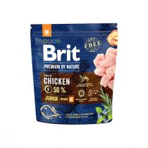 Сухий корм Brit Premium Dog Junior M, для цуценят середніх порід, 1 кг