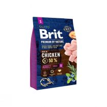 Сухий корм Brit Premium Dog Adult S, для дорослих собак малих порід, 3 кг