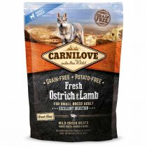 Сухий корм Carnilove Fresh Ostrich&Lamb for Small Breed Dogs, для собак, зі страусом та бараниною, 1.5 кг