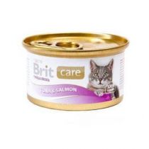 Консерва Brit Care Cat, для кішок, тунець і лосось, 80 г