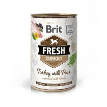 Консерва Brit Fresh Turkey/Peas, для собак, з індичкою і горошком, 400 г