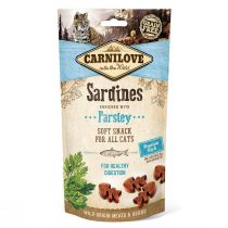 Ласощі Carnilove Cat Semi Moist Snack, для кішок, сардина, петрушка, 50 г