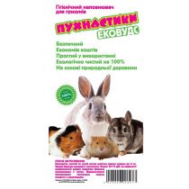 Деревний наповнювач Пухнастики для гризунів, 500 г, 6 л