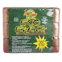 Кокосовый субстрат Croci Eco Earth для террариума, 3 брикета, 1.95 кг