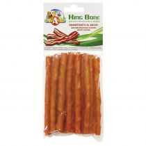 Ласощі жилаве Croci King Bone Bacon для собак, кручений стик, 10 см, 20 шт