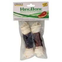 Кость Croci King Bone Beef для собак, вузлова, з яловичиною, 11 см, 20 г, 2 шт/уп, ціна за упаковку