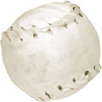 Ласощі М'яч бейсбольний Croci King Bone Buffalo для собак, білий, 7.5 см, 140 г, 6 шт/уп
