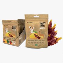 Ласощі м'ясне Croci Happy Farm, для собак, оленина з манго, 80 г, 12 пач/уп, ціна за 1 пачку