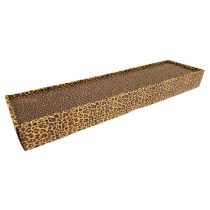 Кігтеточка Croci Animalier, для котів, гофрований картон, леопард, 48×12×5 см
