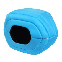 Лежак AiryVest для собак, нейлон, блакитний, 55×22×34 см