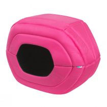 Лежак AiryVest для собак, нейлон, рожевий, 55×22×34 см