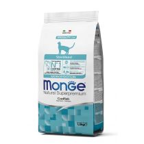 Сухий корм MONGE CAT Sensitive Sterilised для стерилізованих кішок, з тріскою, 1.5 кг