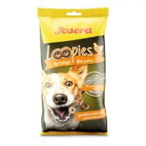 Ласощі Josera Loopies mit Geflugel для дорослих собак, з домашньою птицею, 150 г