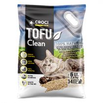 Наповнювач Croci Tofu Clean для котячого туалету, комкующийся, 6 л