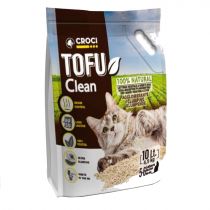 Наповнювач Croci Tofu Clean для котячого туалету, комкующийся, 10 л