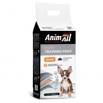 Пеленки AnimAll Puppy Training Pads для собак и щенков, с активированным углем, 60×60 см, 50 шт