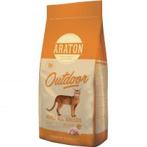 Сухий корм Araton Outdoor Adult All Breeds для активних котів, з індичкою і куркою, 1.5 кг