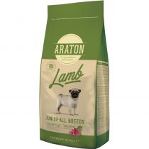 Сухий корм Araton Lamb Junior All Breeds для цуценят, з ягням, птицею і рисом, 15 кг