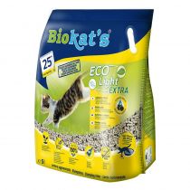 Соєвий наповнювач для котячого туалету Biokats тоффу Eco Light Extra, з вугіллям, 5л