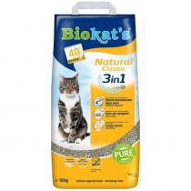 Наповнювач Biokats NATURAL 3in1, для котячого туалету, 10 кг