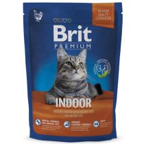 Сухий корм Brit Premium Cat Indoor, для кішок, які живуть в приміщенні, з куркою, 1.5 кг