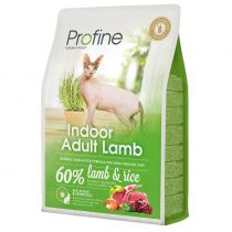 Сухий корм Profine Cat Indoor, для кішок живуть в приміщенні, з ягням і рисом, 300 г