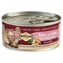 Консерва Carnilove Turkey & Salmon Kitten, для кошенят, з індичкою і лососем, 100 г