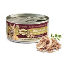 Консерва Carnilove Chicken & Lamb Cat Adult, для кішок, з куркою і ягням, 100 г