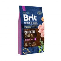 Сухий корм Brit Premium Dog Junior S, для цуценят малих порід, 8 кг