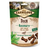 Лакомство Carnilove Dog Semi Moist, для собак, утка, розмарин, 200 г