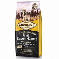 Сухий корм Carnilove Fresh Chicken&Rabbit for Adult dogs, для собак, з куркою і кроликом, 12 кг