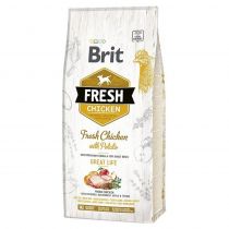 Сухий корм Brit Fresh Chicken/Potato Adult для дорослих собак, з куркою та картоплею, 12 кг