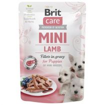 Вологий корм Brit Care Mini pouch, для цуценят, філе ягняти в соусі, 85 г