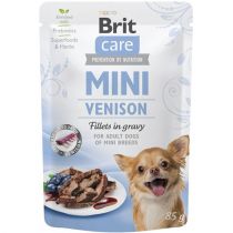 Вологий корм Brit Care Mini pouch, для собак, філе дичини в соусі, 85 г