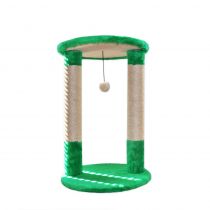 Драпак-арка Cristel для котів, сизаль, кругла, зелений, 52×35 см