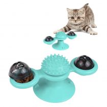 Іграшка BronzeDog PetFun карусель, для котів, з котячої м'ятою і світлодіодним кулькою