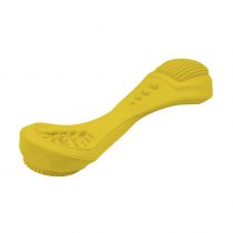 Іграшка BronzeDog Jumble Dental ложка, для собак, з ароматом ванілі, жовта, 15×4 см