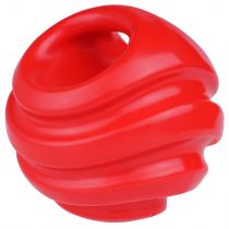 Іграшка для собак BronzeDog Strong Ball, силовий плаваючий м'яч, 11 см, червоний