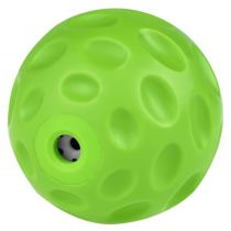 Іграшка для собак BronzeDog Chew Pitted Ball, зі звуковим ефектом, плаваюча, зелений, 7 см