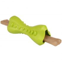 Іграшка-кістка для собак BronzeDog Smart, мотиваційна, зелений, 12×5 см