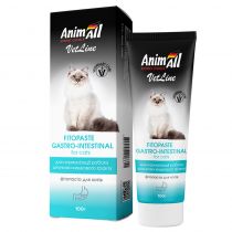 Фитопаста AnimAll VetLine Gastrointestinal для нормализации работы желудочно-кишечного тракта у кошек, 100 г