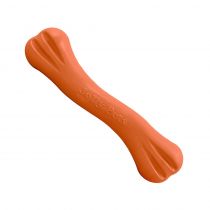 Іграшка для собак Jolly Pets гнучка кістка для жування, помаранчева, дуже велика, 21 см