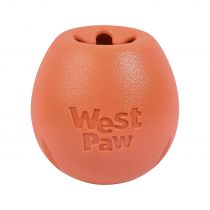 Іграшка для собак West Paw Rumbl Large Melon, для ласощів, помаранчева, 10 см