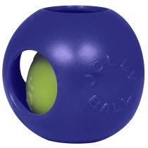 Іграшка Jolly Pets Teaser Ball м'яч подвійний, велика, для собак 27-40 кг, блакитна, 21 см